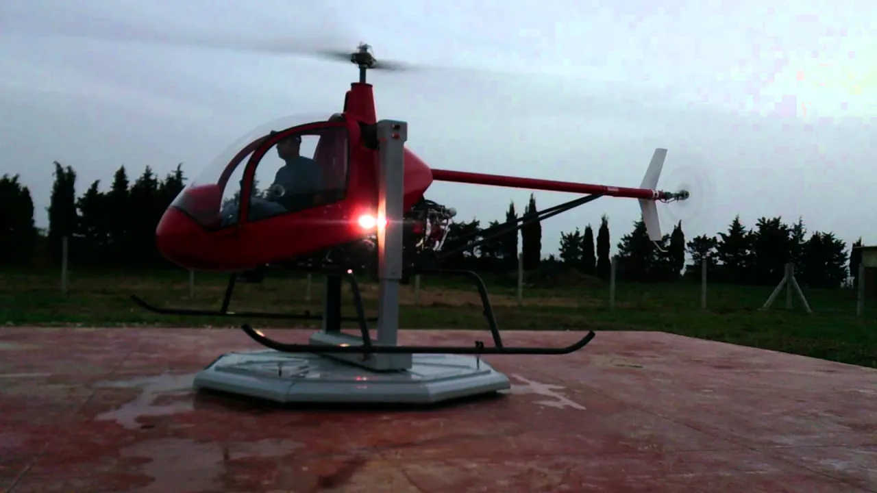 FG helicopter simulator with Cicare